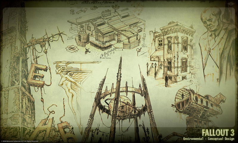 Illustration for article titled Duck, Then Cover, It's Some Fallout 3 Concept Art